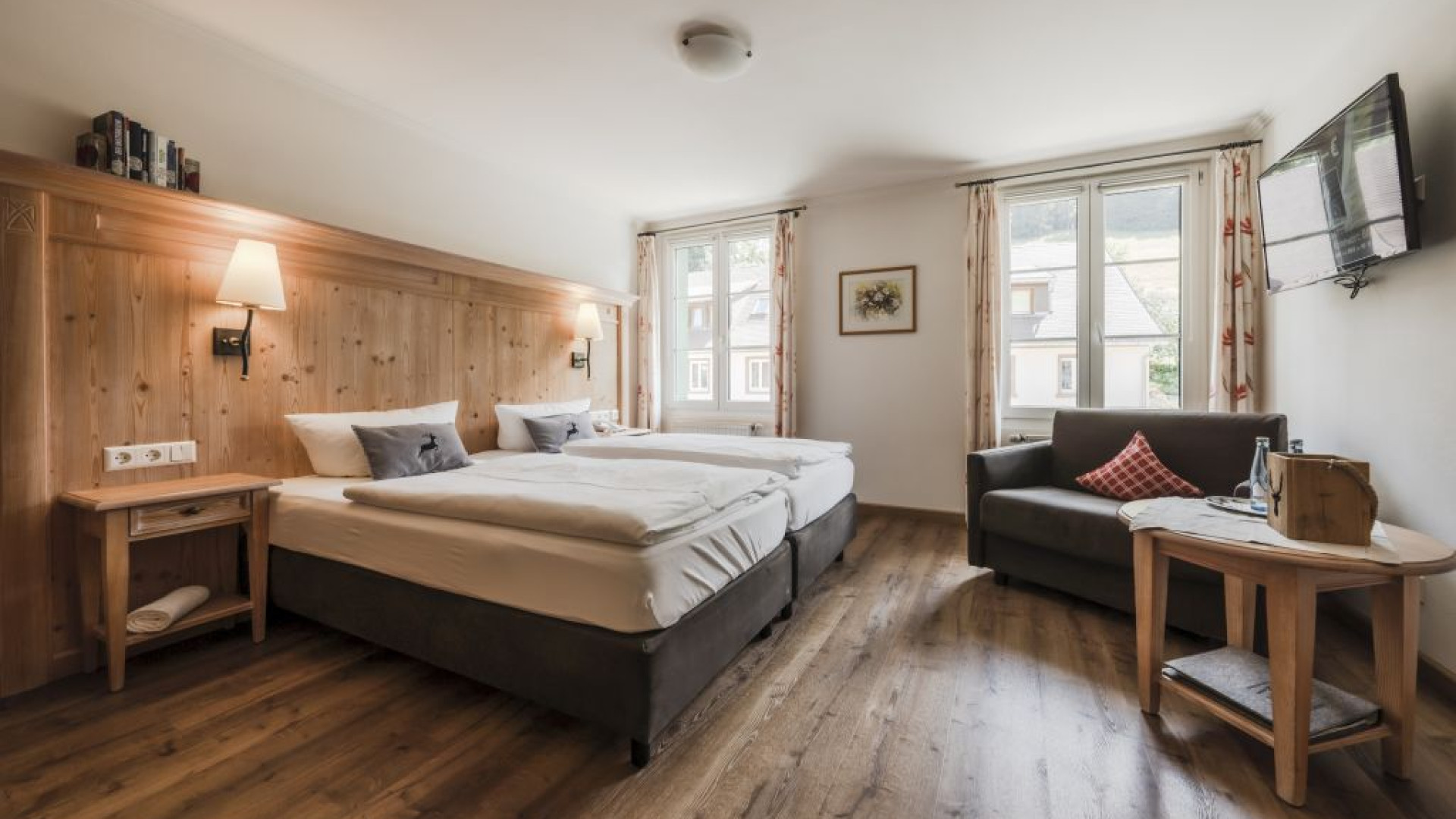 naturparkhotel doppelzimmer mit sofa