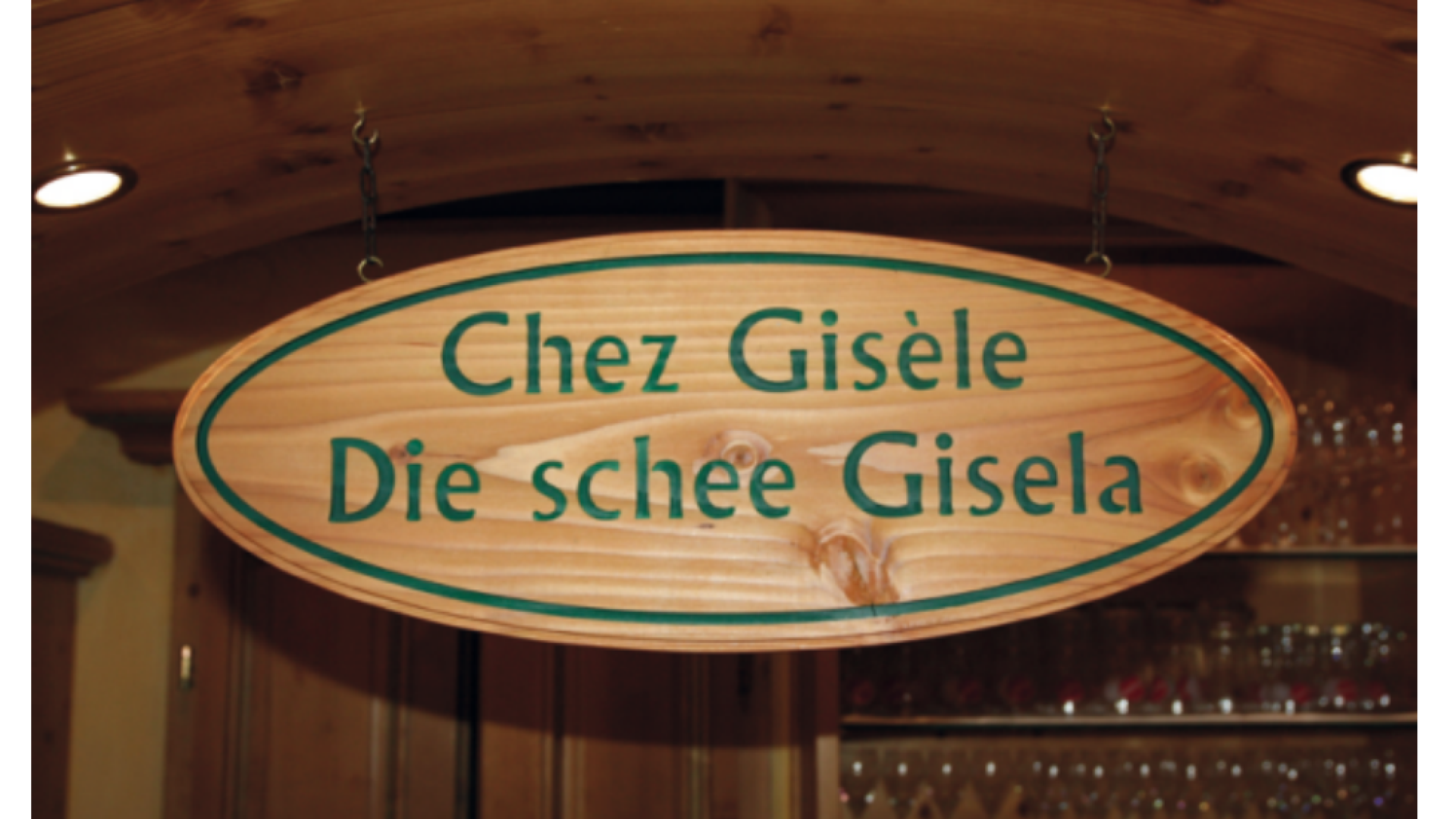 Schild Chez Gisele